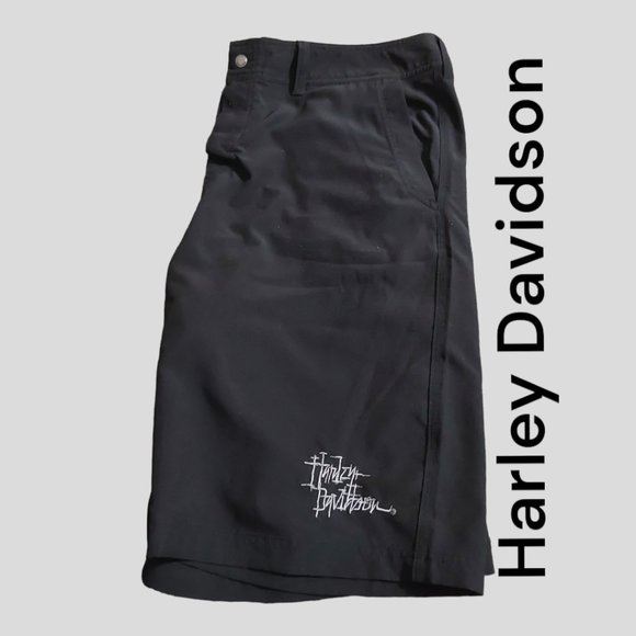 Harley Davidson Cargo land to water shorts by Tori Richard size 38 - Picture 1 of 4